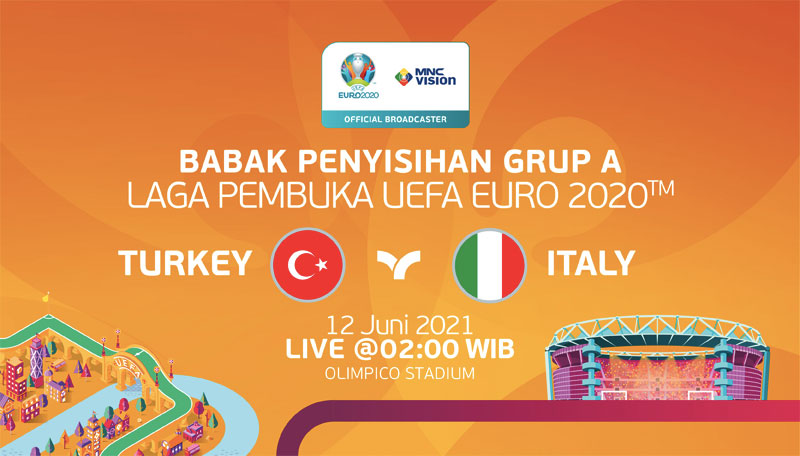 Laga Pembuka UEFA EURO 2020, Turki Vs Italia. Ini Prediksinya!