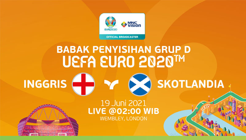 Prediksi Inggris vs Skotlandia, UEFA EURO 2020 Grup D_ Live 19 Juni 2021