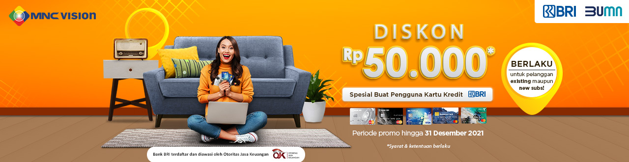 Promo - Diskon Rp50.000 Berlangganan MNC Vision dengan Kartu ...
